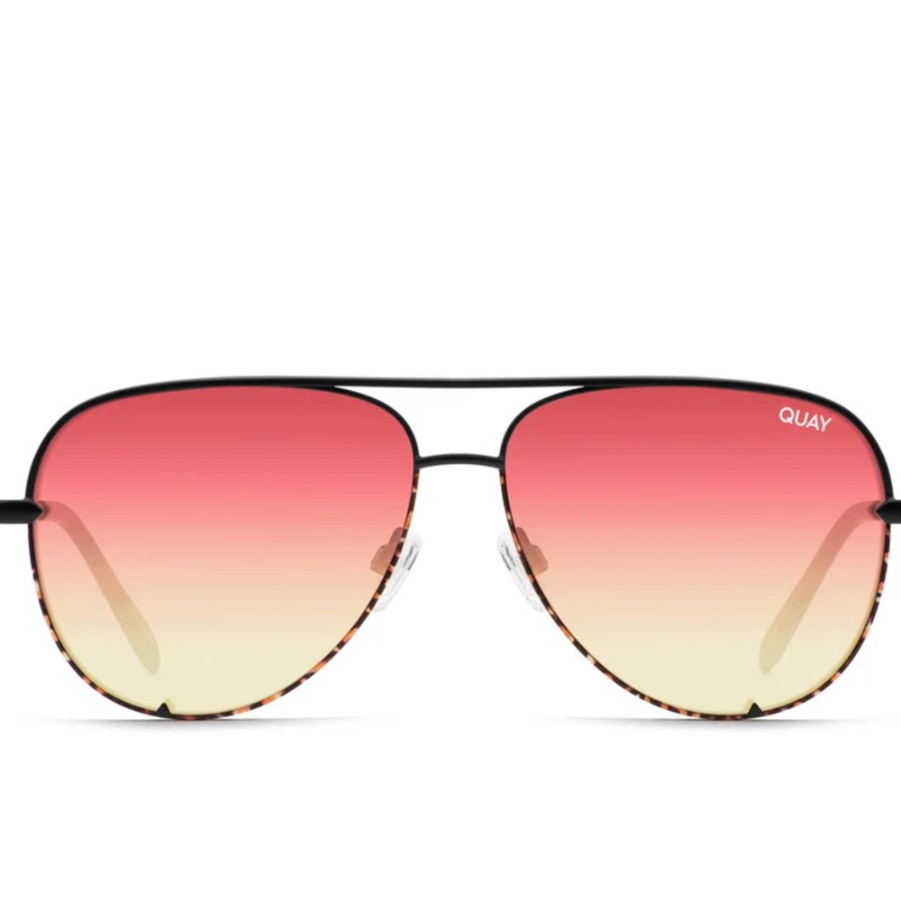 Quay Gradient Aviator High Key Mini Sunglasses